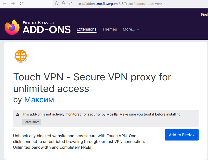 How do I install Touch VPN on Windows for the Firefox browser? – Touch VPN